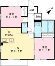 アリビオAの間取り画像