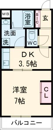 リアライズ羽坂通の間取り画像