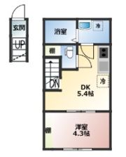 レーベル勝田台の間取り画像