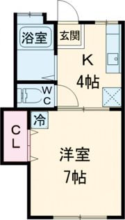 光楠アパートの間取り画像