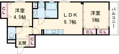 クリエオーレ豊島南の間取り画像
