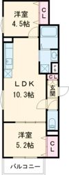 クリエオーレ豊島南の間取り画像
