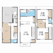 錦町三丁目貸家の間取り画像