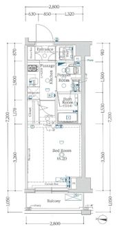 XEBEC千鳥町の間取り画像