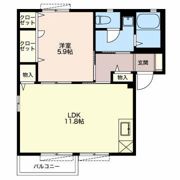 ディアス萩 Bの間取り画像