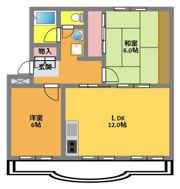 若宮ハイツの間取り画像