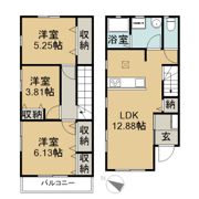 リーブルファイン長太旭町四丁目Ⅲの間取り画像