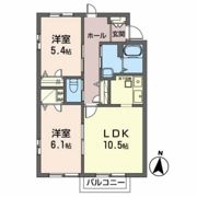 コーポ大泉の間取り画像