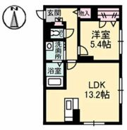 リバージュ中広の間取り画像