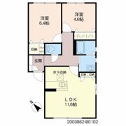 フェリーチェ学研台Ⅱ B棟の間取り画像