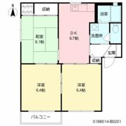 エクセレント川副 B棟の間取り画像