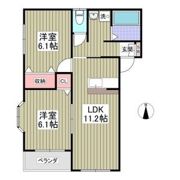 ハーヴェスト玉村の間取り画像