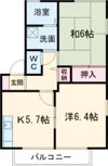 コンフォール石坂Bの間取り画像