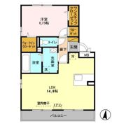 クロシェット Bの間取り画像