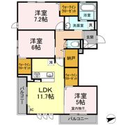 D-roomCⅤの間取り画像