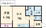 エテルナコート総持寺の間取り画像