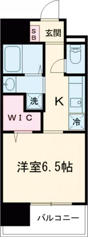 レクシア フラッツ水前寺の間取り画像