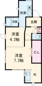 ナチュリラAの間取り画像
