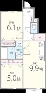 ザナドゥⅠの間取り画像
