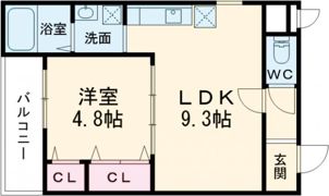 フジパレス畷 南野アルファの間取り画像