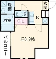 フジパレス長洲中通Ⅱ番館の間取り画像