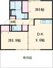 JAボナール上の丸Aの間取り画像