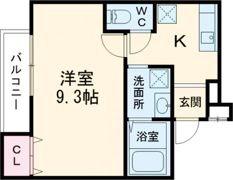 フジパレス長洲中通Ⅱ番館の間取り画像