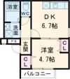 フジパレス長洲中通Ⅱ番館の間取り画像