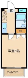 シャルマン南越谷の間取り画像