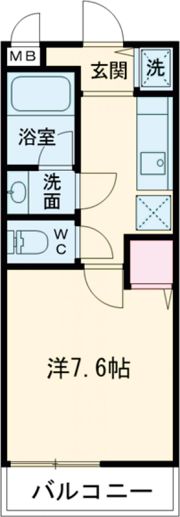 シエル金剛の間取り画像