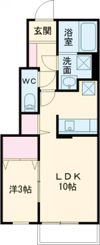 エルメゾン足崎Cの間取り画像