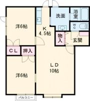 エミーナユーハイムの間取り画像