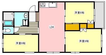 グランパル21 Bの間取り画像