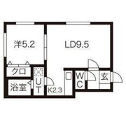 コムズ白石Ⅰの間取り画像