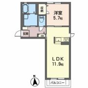 ベルスクエア Aの間取り画像