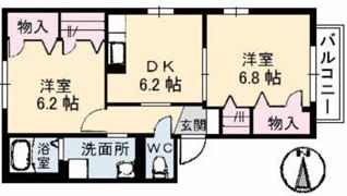 ブラウンシャトレーⅡの間取り画像