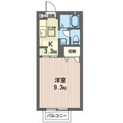 ウェルフェア Bの間取り画像