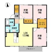 シャルム由比ヶ浜 C/Dの間取り画像