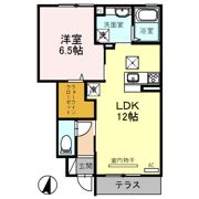 D-room下井阪南の間取り画像