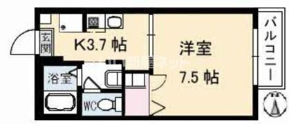 シャーメゾンウエストの間取り画像