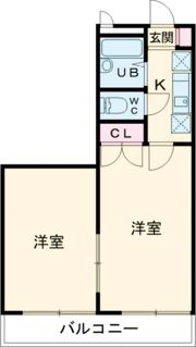 アンプルール フェール ヒルサイドステージの間取り画像