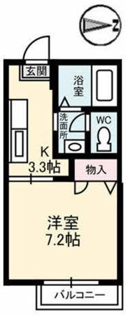 アルカディア Ⅰ棟の間取り画像