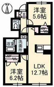 パッション C棟の間取り画像