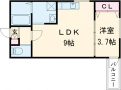 サンリーヴ神田の間取り画像