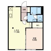 ハイムルーエの間取り画像