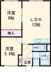 吉川マンションの間取り画像