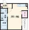 BRAVEBASE HAL（ブレイブベース ハル）の間取り画像