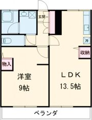 津村コーポの間取り画像