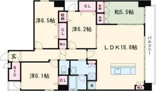 シルトクレーテ三条の間取り画像