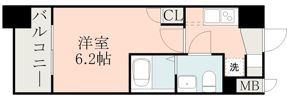 S-RESIDENCE照国ascentの間取り画像